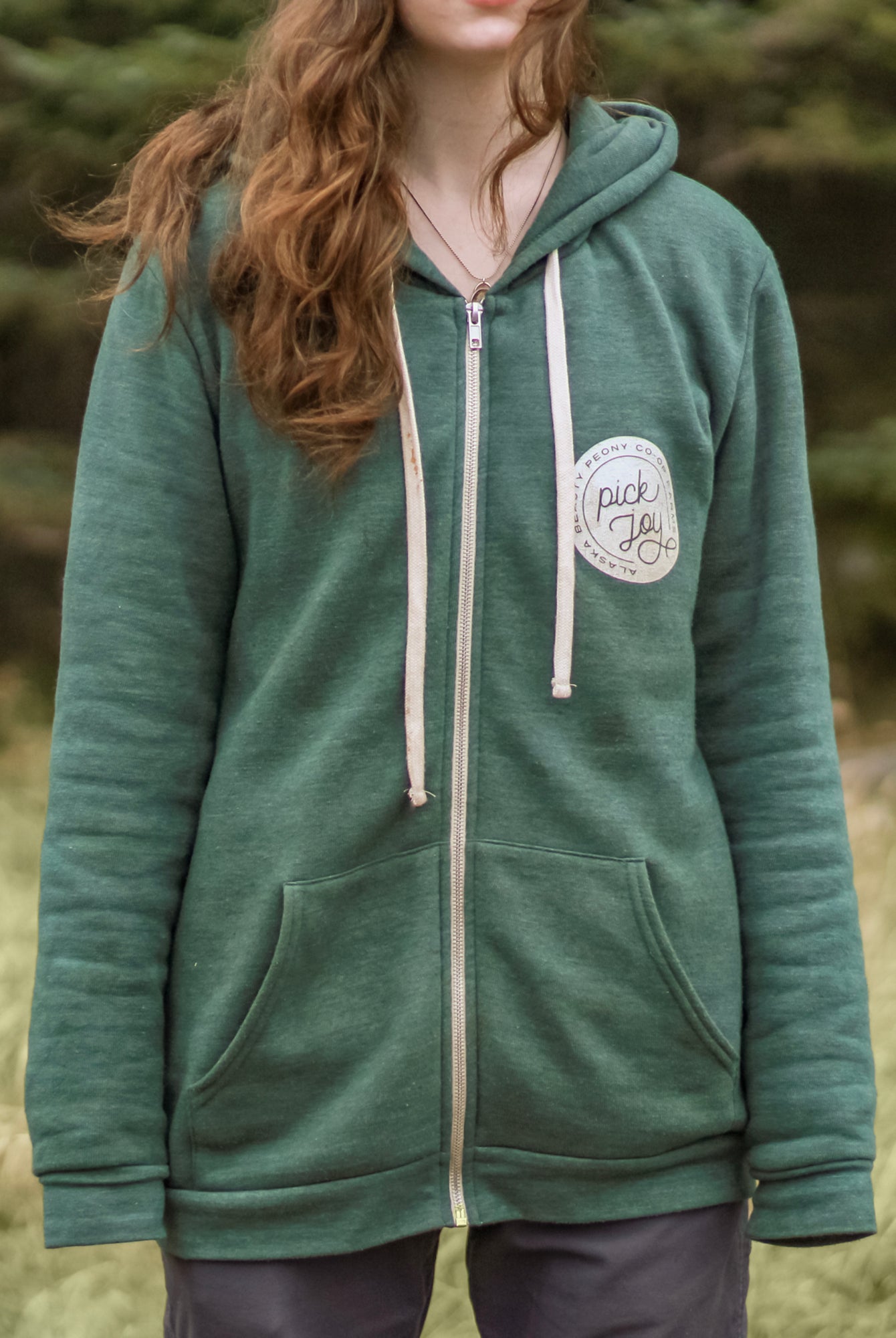 Pick Joy Zip Hoodie - Tri-Pine
