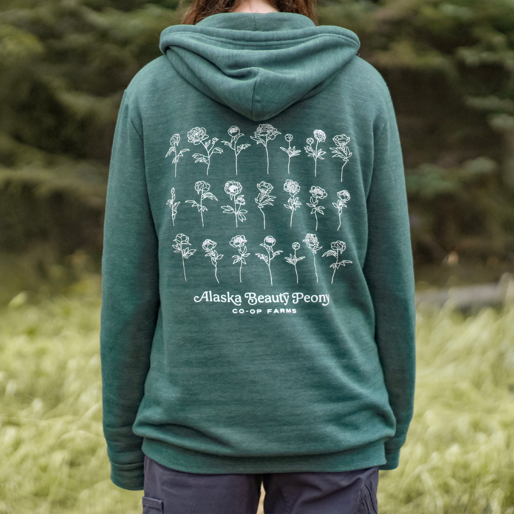 Pick Joy Zip Hoodie - Tri-Pine-Apparel-Alaska Beauty Peony Coop-Large-Alaska Beauty Peony Coop