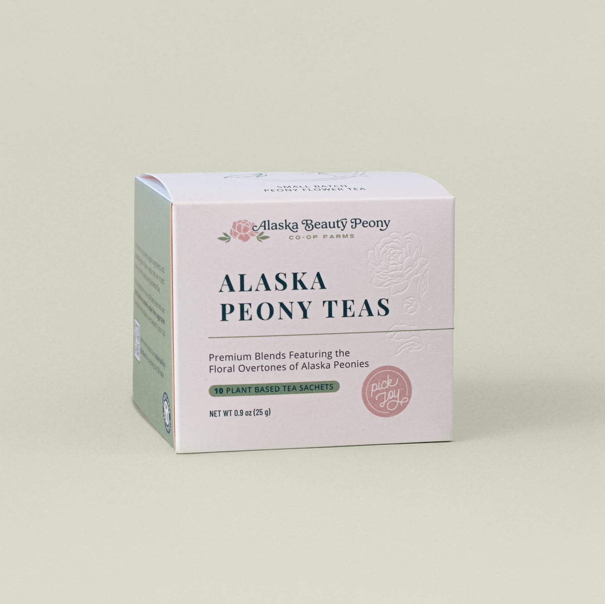 Alaska Peony Tea Sachet Box-Food & Drink-Alaska Beauty Peony Coop-An Equal Amount of Both Teas-10-Alaska Beauty Peony Coop