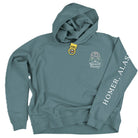 Pick Joy Women's Cropped Hooded Sweatshirt-Apparel-Alaska Beauty Peony Coop-Spruce-XS-Alaska Beauty Peony Coop