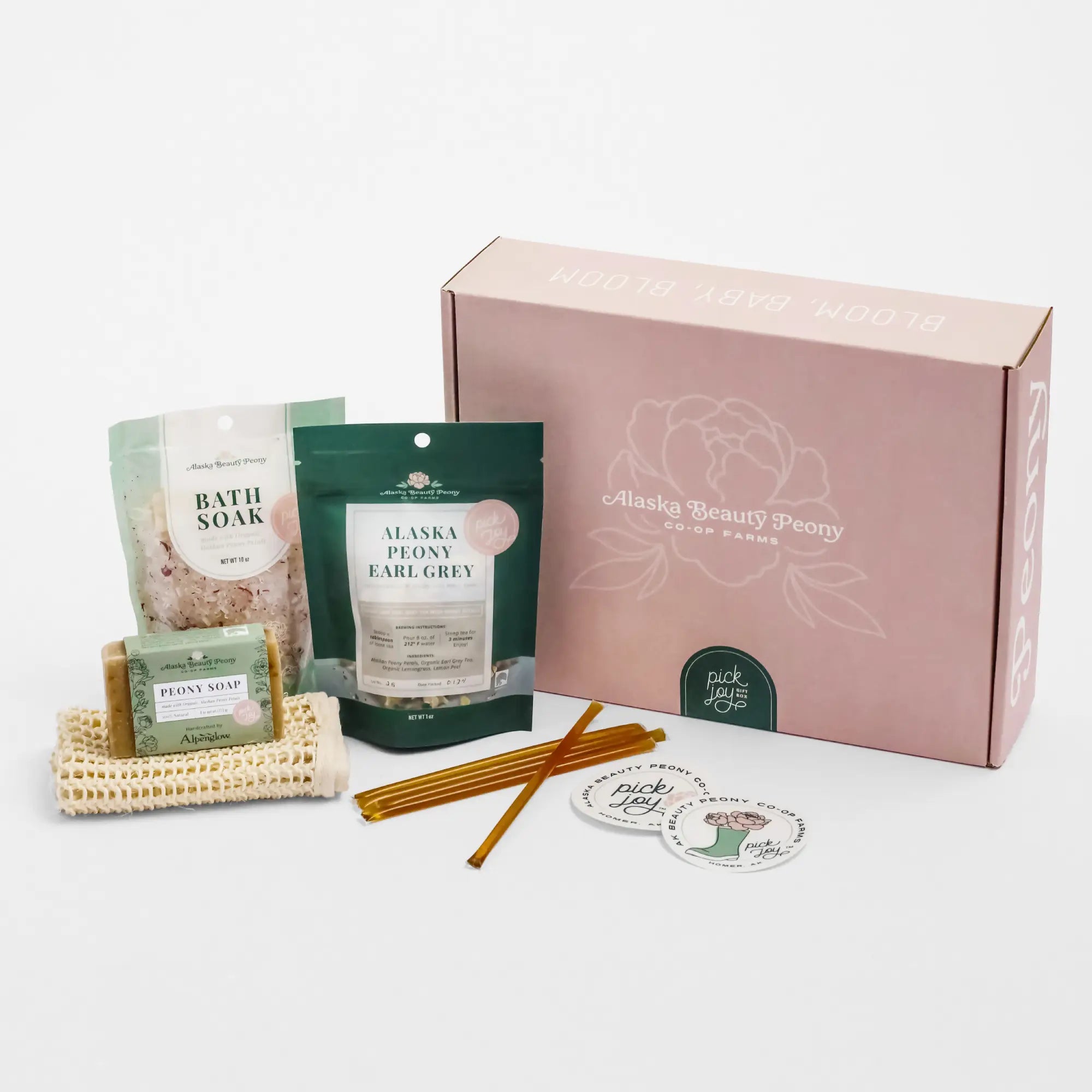 Pick Joy! Self Care Gift Box-Gift Box-Alaska Beauty Peony Coop-Blush-Alaska Beauty Peony Coop